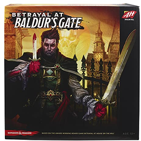 Avalon Hill Betrayal at Baldur's Gate (englische Ausgabe), modulares Brettspiel, Fantasy-Spiel ab 12 Jahren, D&D Spiel