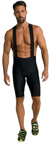 JP 1880 Jay-PI Cuissard de Cyclisme, Peau de Chamois, Coupe près du Corps Noir 3XL 802421100-3XL