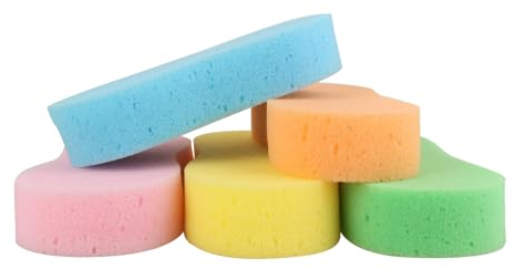 ASelected 4Pcs Large Car Wash Sponge Thick Super Soft Cleaning Sponge For Tableware Tile Kitchen Bathroom Car Appearance Cleaning