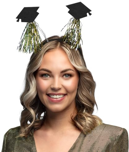 Boland - Haarreif Graduation für Abschlussfeier | Tiara für Schulabschluss, Abitur, Karneval und Mottoparty