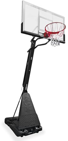 Raycool Canasta de Baloncesto Stars 790 para Adultos | Ajustable 2,30-3,05m, Base Poliuretano 160kg, Aro Amortiguado, Tablero Policarbonato