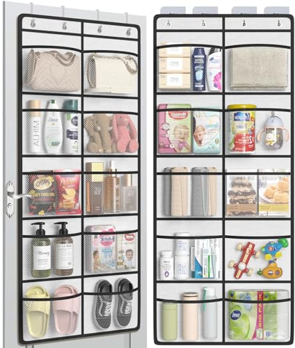 GBLAVM Hängeregal, Hängeorganizer mit 10 Netztaschen, Hängeaufbewahrung Schrank Kuscheltier Aufbewahrung Hängend Organizer für Tür Organizer, Schlafzimmer, Kinderzimmer Badezimmer