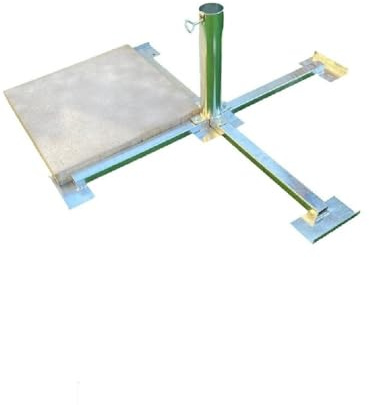 Holly'mac Plattenständer Sonnenschirm für 50 x 50 cm Platten, 60 mm Schirmstöcke, Stahl, Produktion Baden-Württemberg