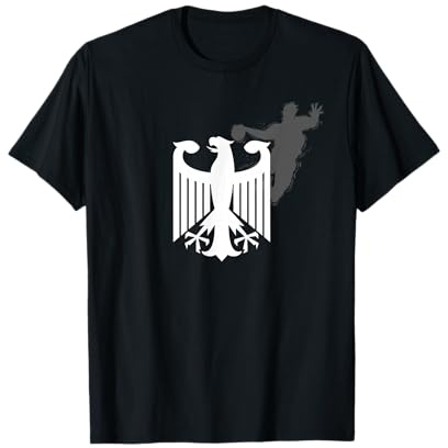 Handball Deutschland Trikot Handballspieler Handballspiel T-Shirt