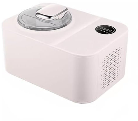 Gelatiera Automatica, Macchina per Gelato Artigianale in Acciaio Inox, Display LCD Intelligente, Grande capacità da 1,2 L, Produzione Rapida in 30 Minuti, per Yogurt, Gelato, Sorbetto