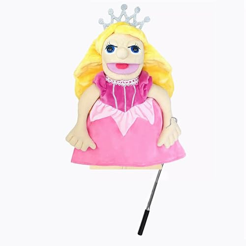 LOMTRATS Theater-Handpuppen für Kinder,inklusive Lehrer,Polizist,Bauer,Pirat,Detektiv usw.mit beweglichen offenen Mündern,perfekt zum Geschichtenerzählen,Unterrichten,als Festgeschenk,1 Stück