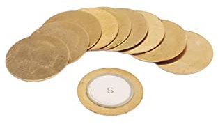 JOINPAYA 10pièces Disque Piézoélectrique De Lot Joints De Film Pour Micros Instruments Acoustiques Et Pédales Effet