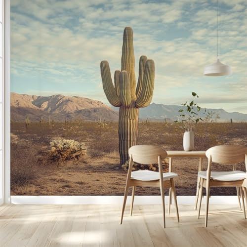 Photo Wallpaper Wall Mural Cactus Plant Custom 3D Wallpaper Living Room The Wall for Bedroom Mural 157 x 110 inch