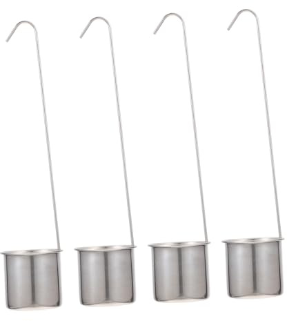 FUNOMOCYA Stainless Steel Wine Scoop Strainer for Kitchen Filtering and Easy to Hang, Metal Wine Ladle for Home Bar and Beverage Pouring