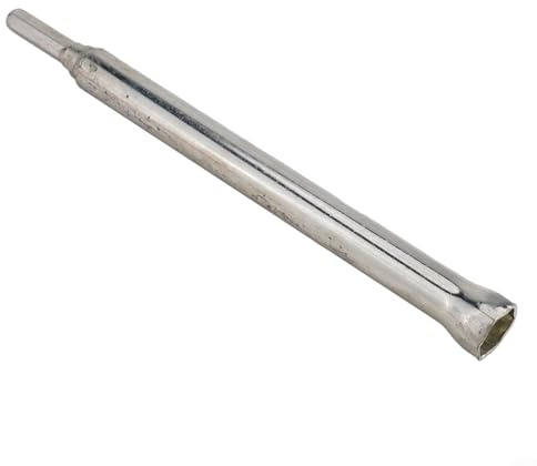 Chrom-Vanadium für Schrauben-Nivellierhülse mit Verlängerungsdesign und Innensechskant, hohle Deckenmutter, Bohrer, Stahl, Netzadapter, genaue Höhenverstellung (12 mm)