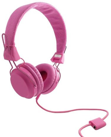 Wize & Ope Hpho-7 Casque audio à arceau pliable with plug friends Pink