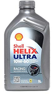 SHELL Motoröl 10W-60 Helix Synthetiköl Motor Öl ACEA A3/B3 ACEA A3/B4 API SN API CF Ultra Racing 1L