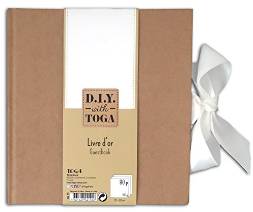 Toga Draeger by Libro degli Ospiti, Carta Kraft, 20 x 20 cm