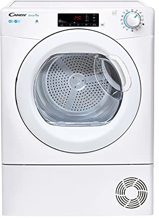 Candy CSOEC8TBG 8kg Freestanding Condenser Tumble Dryer, Sensor Dry, Smart enabled, White