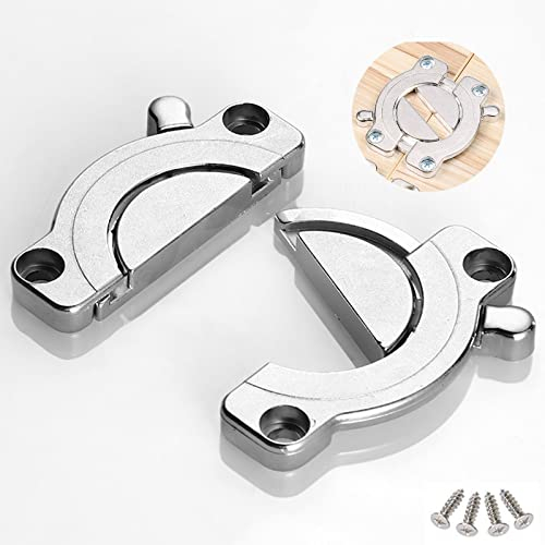 Connettori per Piani di Lavoro, Fermaglio a Molla Leva Chiusura, Serrature Porte Interne Chiavistello, Connettori a Vite Ripiani, Chiavistello per Tavolo, per Ufficio, Scrivania, Accessori per Tavolo