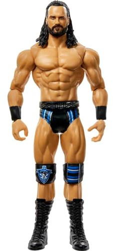 WWE WWE Drew McIntyre Actionfigur - 15 cm groß, TrueFX-Technologie für lebensechte Gesichter und authentische Wrestling-Looks, HKP35