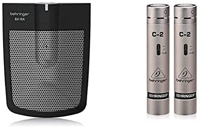 Behringer BA 19A Condenser Boundary Microphone for Instrument Applications & C-2 2 Matched Studio Condenser Microphones