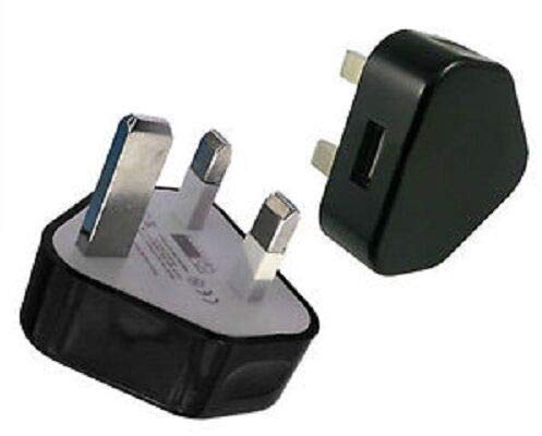 Mr.Gadget's Solutions Mains Wall Plug 1.0A Fast Charging Single USB Port Charger Triangle Adapter