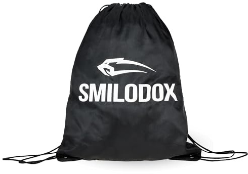 SMILODOX Turnbeutel Classic Unisex - Rucksack Damen, Sporttasche, Rucksack Herren, Stoffbeutel - Ideal für Fitness, Gym & Reisen - Strapazierfähiger Sportbeutel mit Kordelzug, Klassisches Design