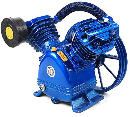 21cfm V-Typ Doppelzylinder Luftkompressor Pumpenkopf, 5.5HP 850 U/min Kompressor Aggregat 115PSI