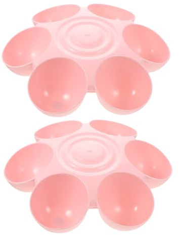 Sosoport 2stücke Blumenförmige Katzen Und Hundenäpfe Multifunktionale Futter Und Wasserschalen Mit Blütenblättern rutschfeste Futternäpfe Für Haustiere