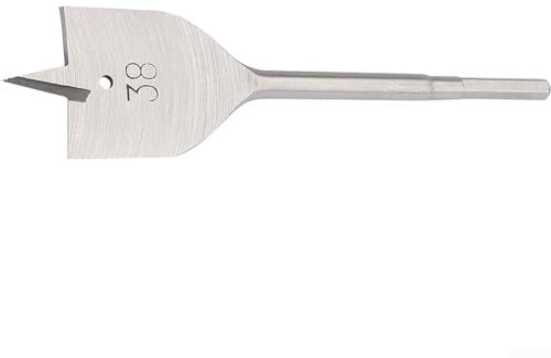 Flat Wood Drill Bit 20mm 38mm for Woodworking, HCS Material, High Carbon Steel Blade, Cutting, Suitable for Hand Drill and Drill (38mm)