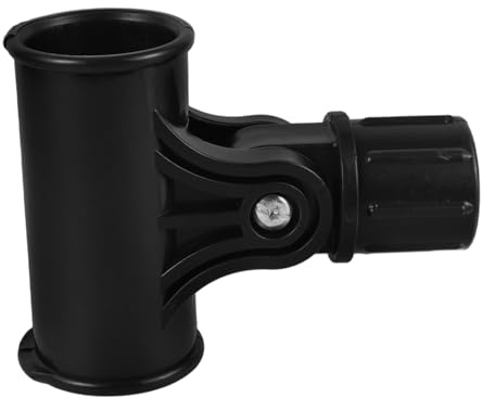 ROMISBABA Staffa Sterzo Ombrellone Esterno Nero Supporto Ricambio per Ombrelloni da Patio e Terrazzo Installazione Facile e Resistente al Vento Accessorio per Ombrelloni da Giardino