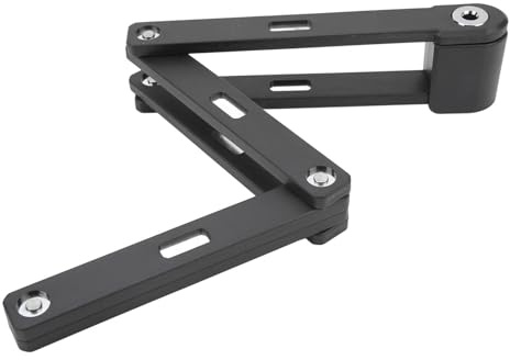 Yinhing Serrure Pliable pour Vélo, Prévention du Vol et Preuve, Serrure Pliable Portable pour Vélos électriques et Motos électriques, élégante et Design (BLACK)