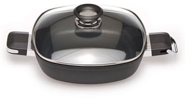 Ballarini Rivarolo Tegame Quadro 2 Maniglie con Coperchio 24 cm