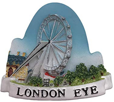 London UK 3D London Eye Kühlschrankmagnet Touristische Souvenirs Harz Magnetische Aufkleber Kühlschrankmagnet Home & Kitchen Dekoration aus China