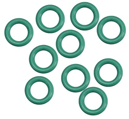 sourcing map Fluorkautschuk O Ringe, FKM Dichtung für Maschineninstallationen, 7,5mm AD 4,5mm ID 1,5mm Breite Grün, Packung von 10