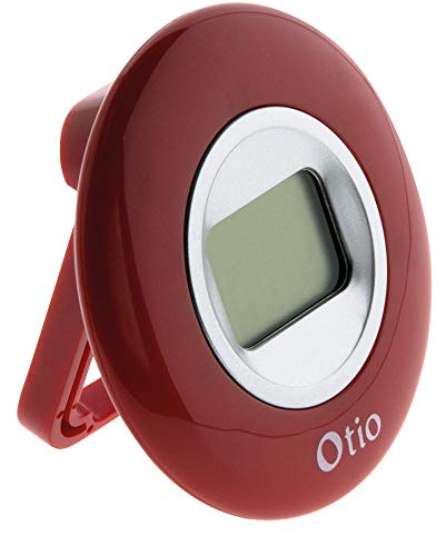 Thermomètre intérieur LCD - bordeaux - Otio