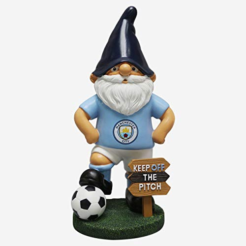 FOCO Offizielles Lizenzprodukt Manchester City FC Rasen‑Betreten‑Verbot‑Gnom