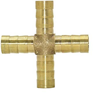 Adaptateur de tuyau ménager 8 mm 10 mm Croix Tuyau Distributeur d'eau 4 croix multidirectionnelle Joint Tuyau d'eau Joint 40 Pcs (Color : 10mm)