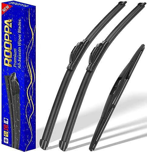 3 wipers Replacement for 2012-2018 Subaru Forester/2015-2019 Subaru Outback, Windshield Wiper Blades Original Equipment Replacement - 26/17/14 (Set of 3) U/J HOOK