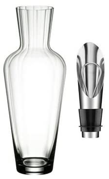 Riedel Wine Friendly Decanter Bundle with Wine Pourer with Stopper (2 Items)