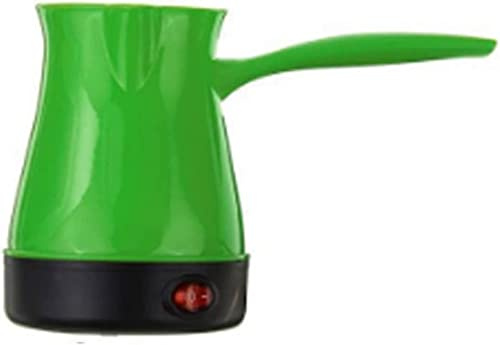 REJOON Percolateur cafetière électrique cafetière électrique Riz vin Cuisson Acier Inoxydable Plaque chauffante Moka Lait Chaud Pot (Color : Green)