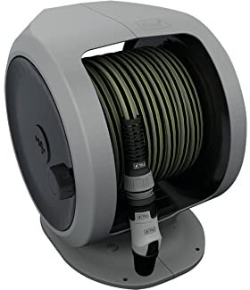 FITT FREEL avvolgitubo Compatto Completo di Tubo Force 20m, Leggero e Resistente, con 30% di plastica Riciclata, Kit Completo Lancia e raccordi