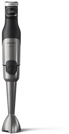 Philips Frullatore a Immersione Serie 5000 - Potenza 1200W. Tecnologia ProMix. Indicatore di velocità a LED. Controllo Senza Sforzo. Design Compatto. Facile da Pulire. Nero (HR2685/00)