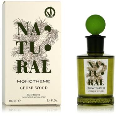 MONOTHEME NATURAL CEDAR WOOD EAU DE TOILETTE ML.100 VAPORISATEUR NATURAL SPRAY VEGAN OK
