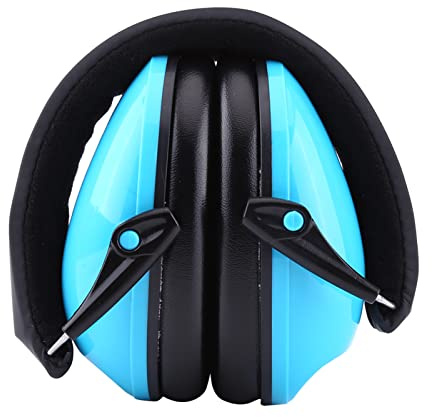 YDuupxe Orejeras para Dormir Orejeras, Protectores Auditivos de Espuma Plegables con Reducción de Ruido, Orejeras de Seguridad, Protección Auditiva para Niños (BLUE)