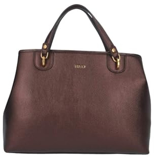 LIU JO Borsa shopping, comoda pratica e capiente con chiusura zip. Dispone di tre ampi scomparti, tasche interne di cui una con zip e scomparto centrale con chiusura zip. Presenta due manici per una c