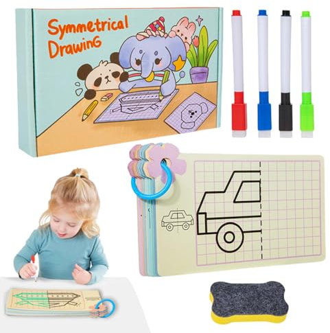 Trocken abwischbares Stift-Kontrollbuch, Stift-Kontroll-Schulungsbuch | Aktivitätsbuch zur Stiftkontrolle im Vorschulalter - Lernaktivitäten im Vorschulalter, Zeichenspielzeug für Kinder ab 3 Jahren