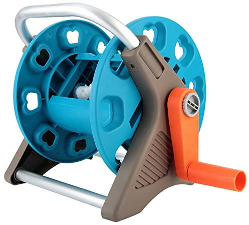 HAOHIZE Gartenschlauchtrommel, G1/2 Gartenschlauchwagen, Schlauchtrommel, hält bis zu 65 Fuß von 3/5 Zoll, Wasserschlauchhalter, Wasserrohr, Gartenbewässerungswagen, Trommel,