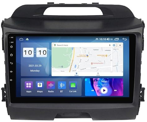 Generico Android 12.0 Touch Screen Autoradio per P-Rius Plus V Alpha 2012-2017 Navigazione GPS Satellitare 9'' Touchscreen Lettore Dvd Multimediale Ricevitore FM BT con 4G 5G WiFi SWC DSP Carplay M70