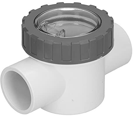 Jwthee Schwimmbad-Rückschlagventil, PVC-Rückschlagventil, transparentes Rückschlagventil-Ersatzzubehör für Pools und Spas (V40-1A)