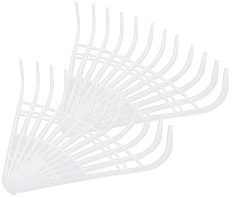 Ipetboom 2piezas Rastrillo para Césped Artificial Jardinería Rastrillos Mango Ergonómico