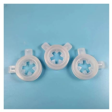 mhddhd Ensemble 3 en 1 de couvercles en Forme de Moulin à Vent for sorbetière, couvercles de modélisation for Machine à crème glacée Molle, Accessoire de buse de 37 mm de diamètre intérieur