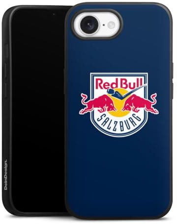 Organic Case Bio Hülle Nachhaltige Handyhülle kompatibel mit Apple iPhone 16e 2025 EC Red Bull Salzburg Offizielles Lizenzprodukt Eishockey