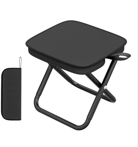 Hardware Tribe Mini sgabello pieghevole a borsa, sgabello pieghevole tascabile ultraleggero che può essere trasportato ovunque, passaggio istantaneo dalla borsa allo sgabello, adatto per escursioni